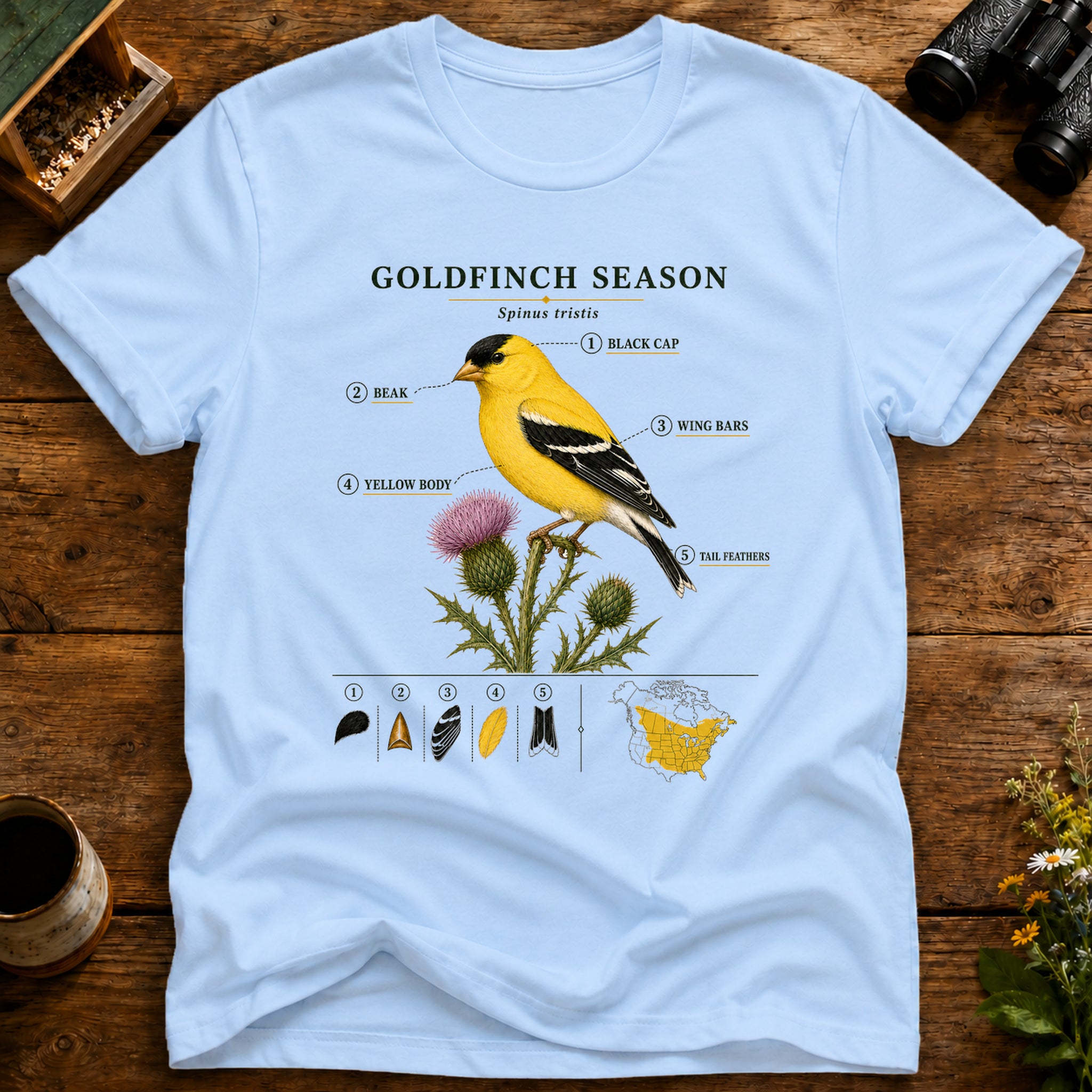 Goldfinch Season T Shirt