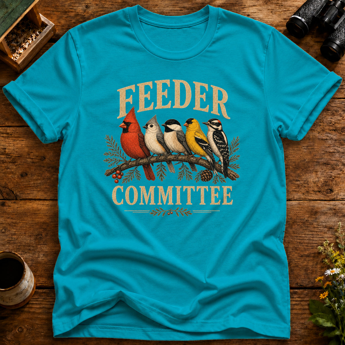 Feeder Committee Birds T Shirt
