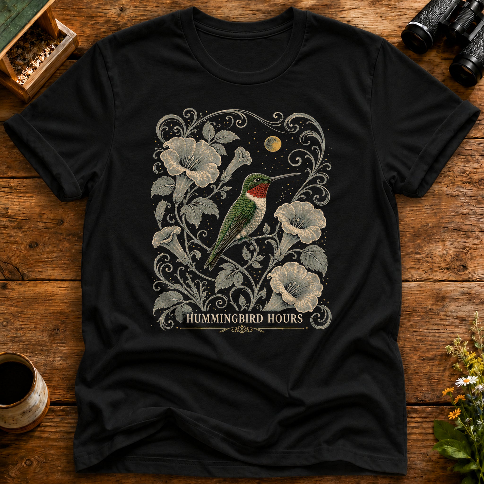 Hummingbird Bloom Time T Shirt