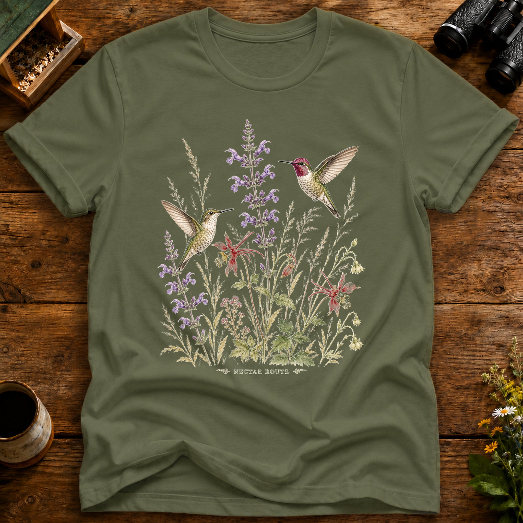 Hummingbird Garden Route T Shirt
