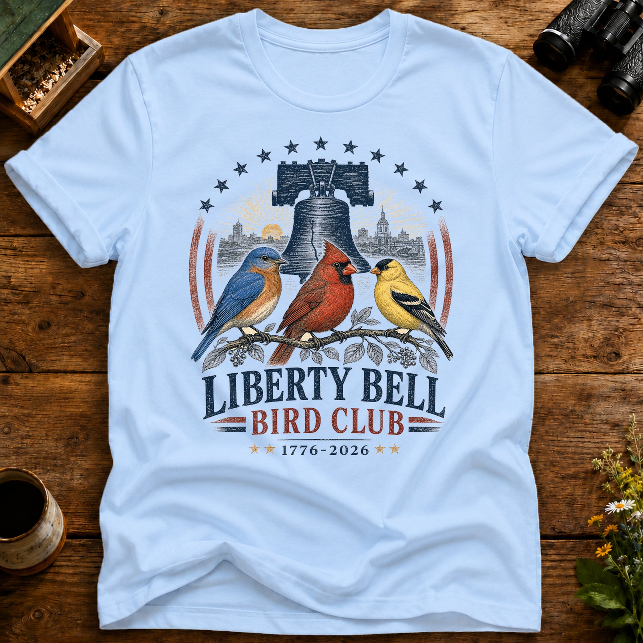 Liberty Bell Bird Club T Shirt