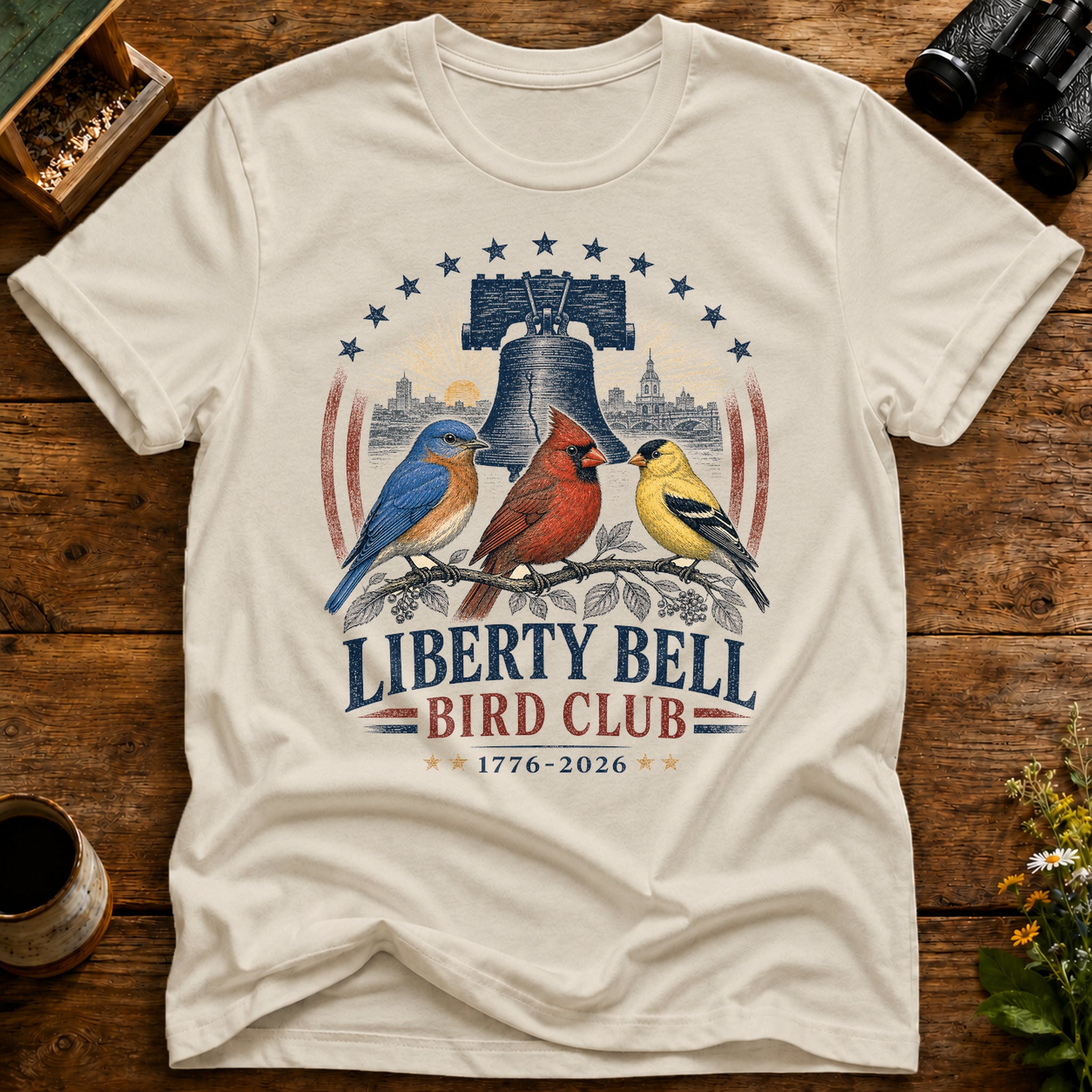 Liberty Bell Bird Club T Shirt