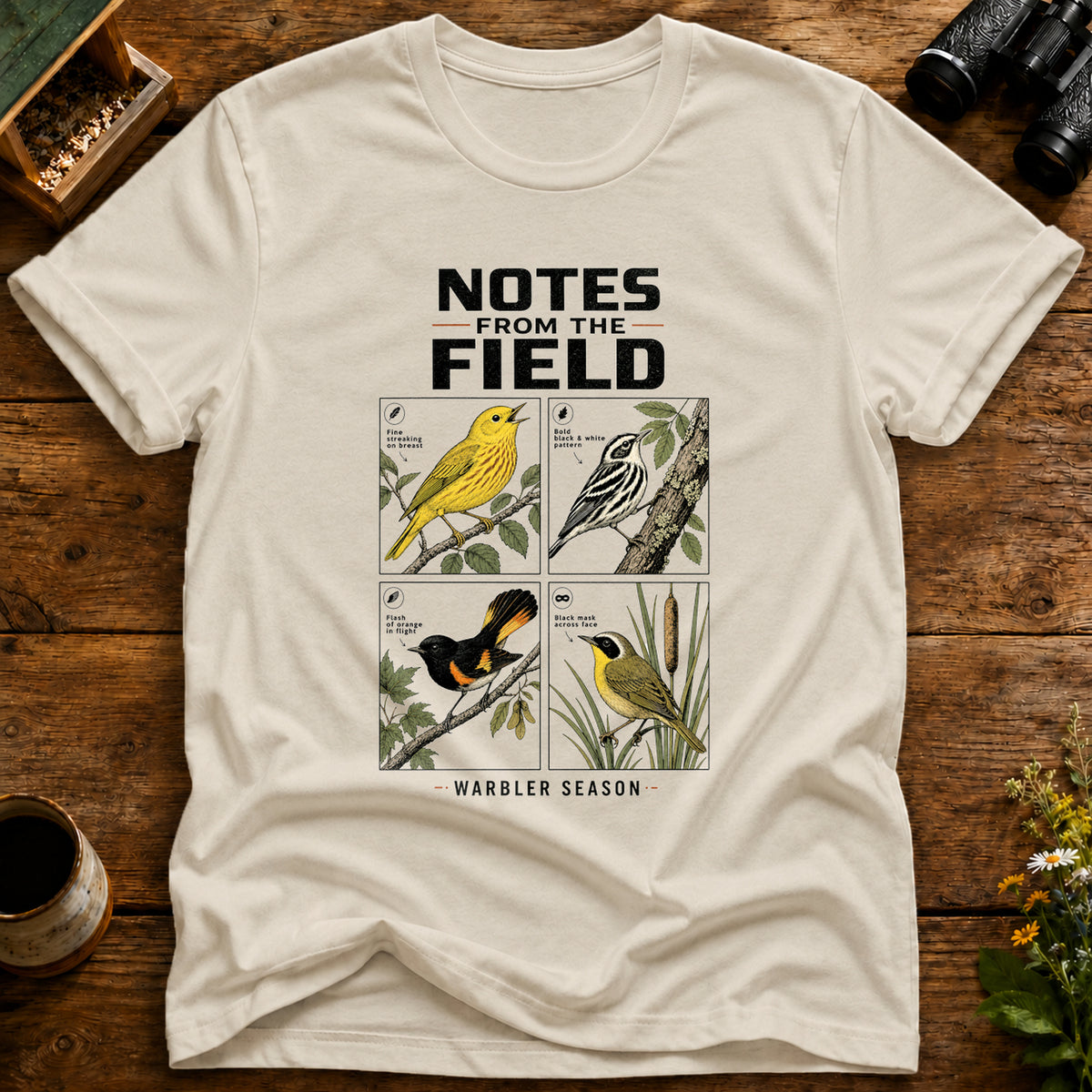 Field Notes Warbler Season T Shirt