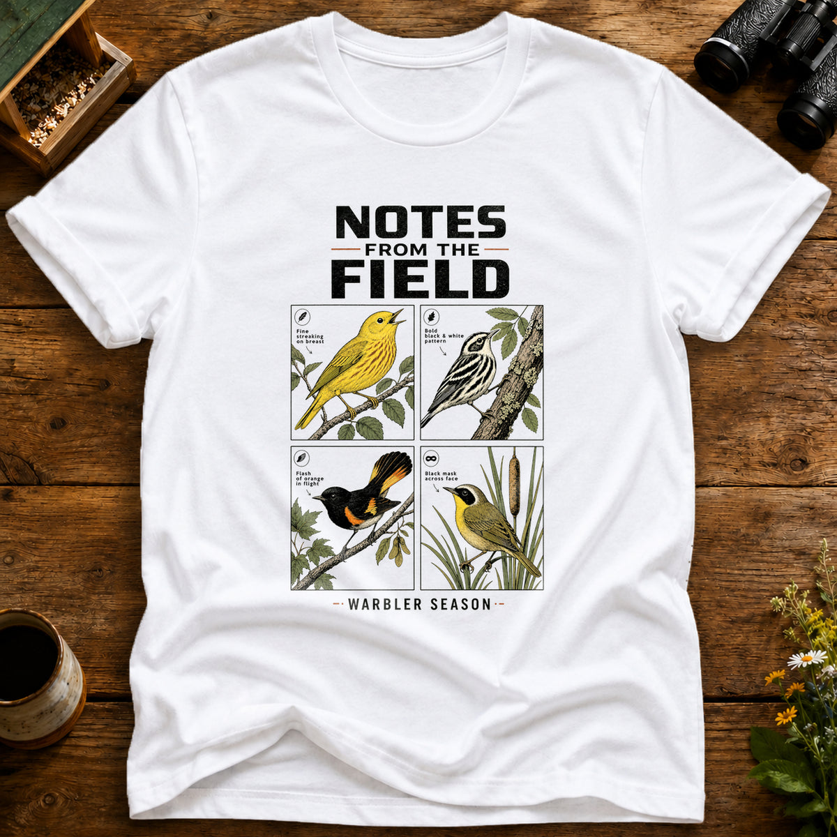 Field Notes Warbler Season T Shirt