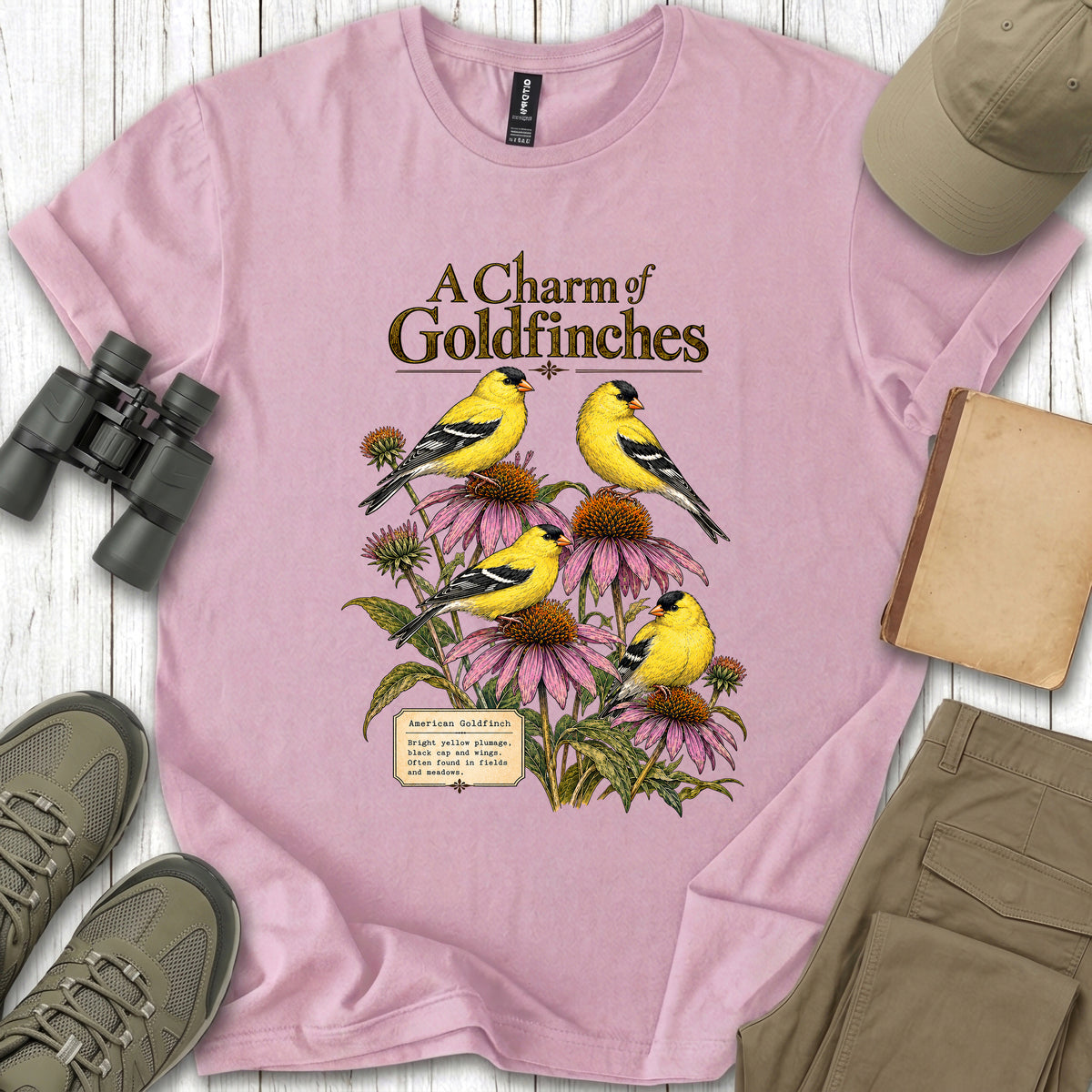 A Charm of Goldfinches T Shirt