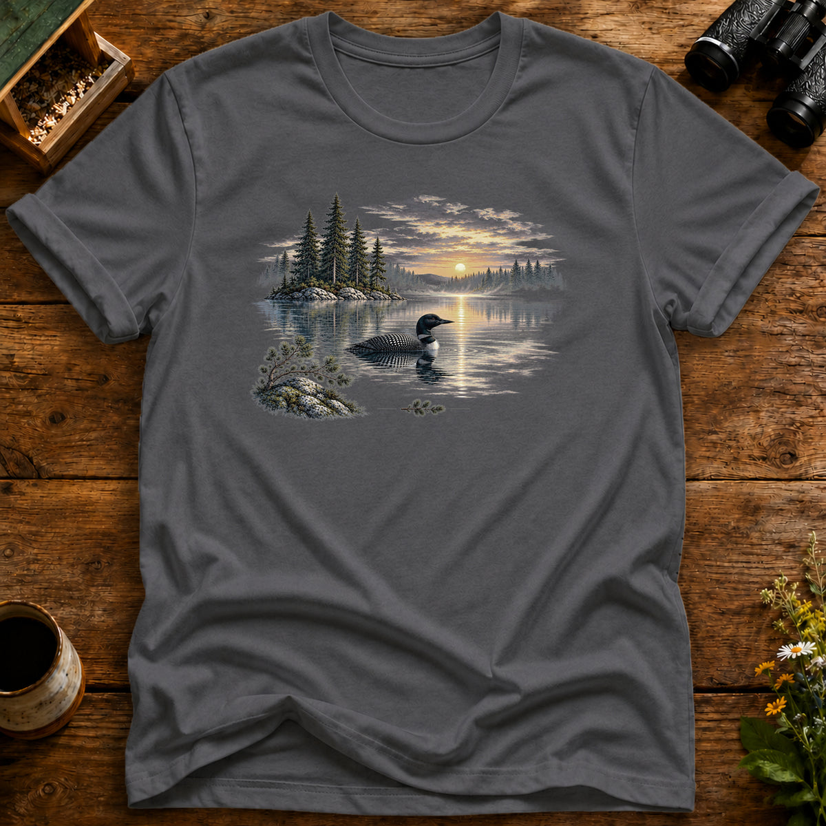 Morning Mist Loon T Shirt