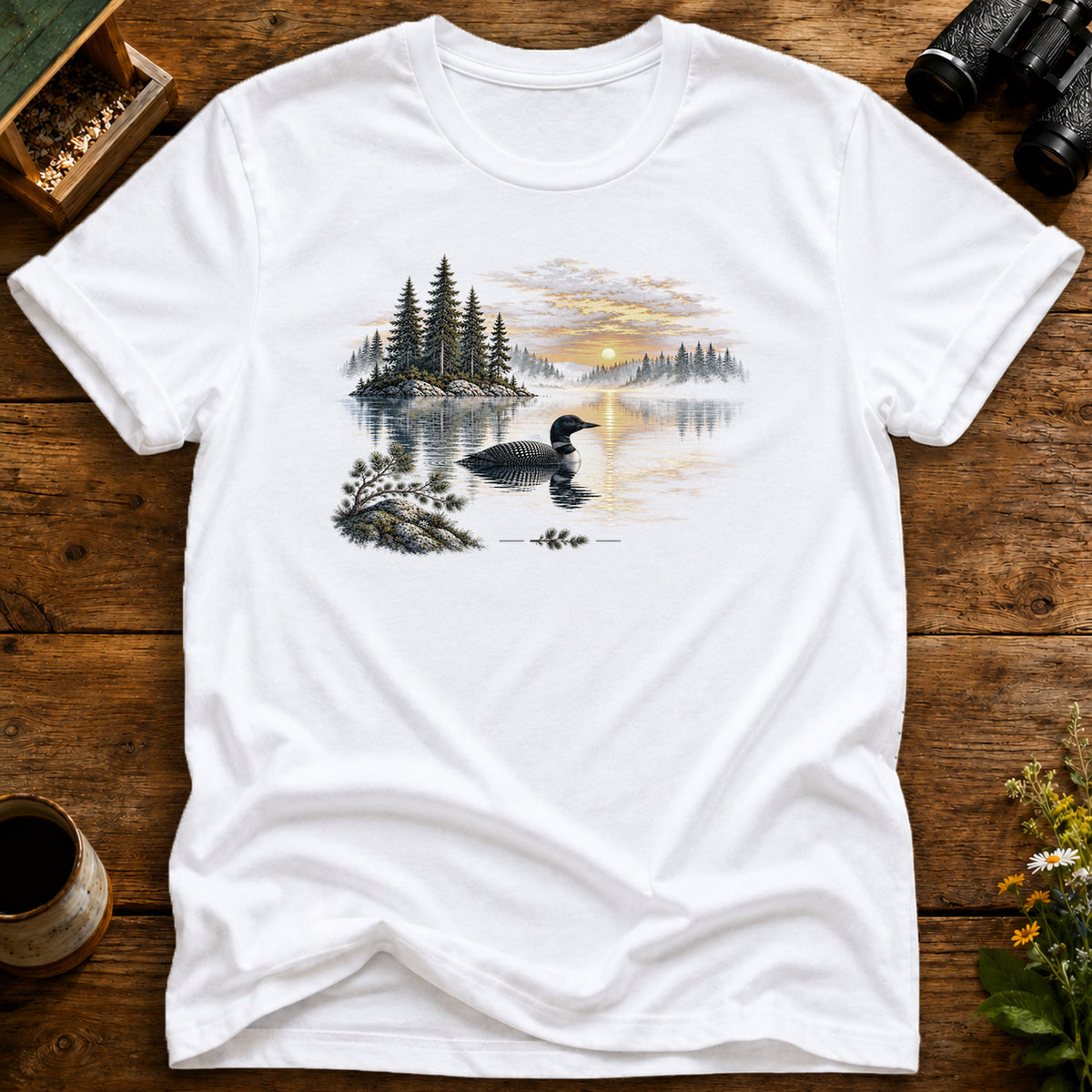 Morning Mist Loon T Shirt
