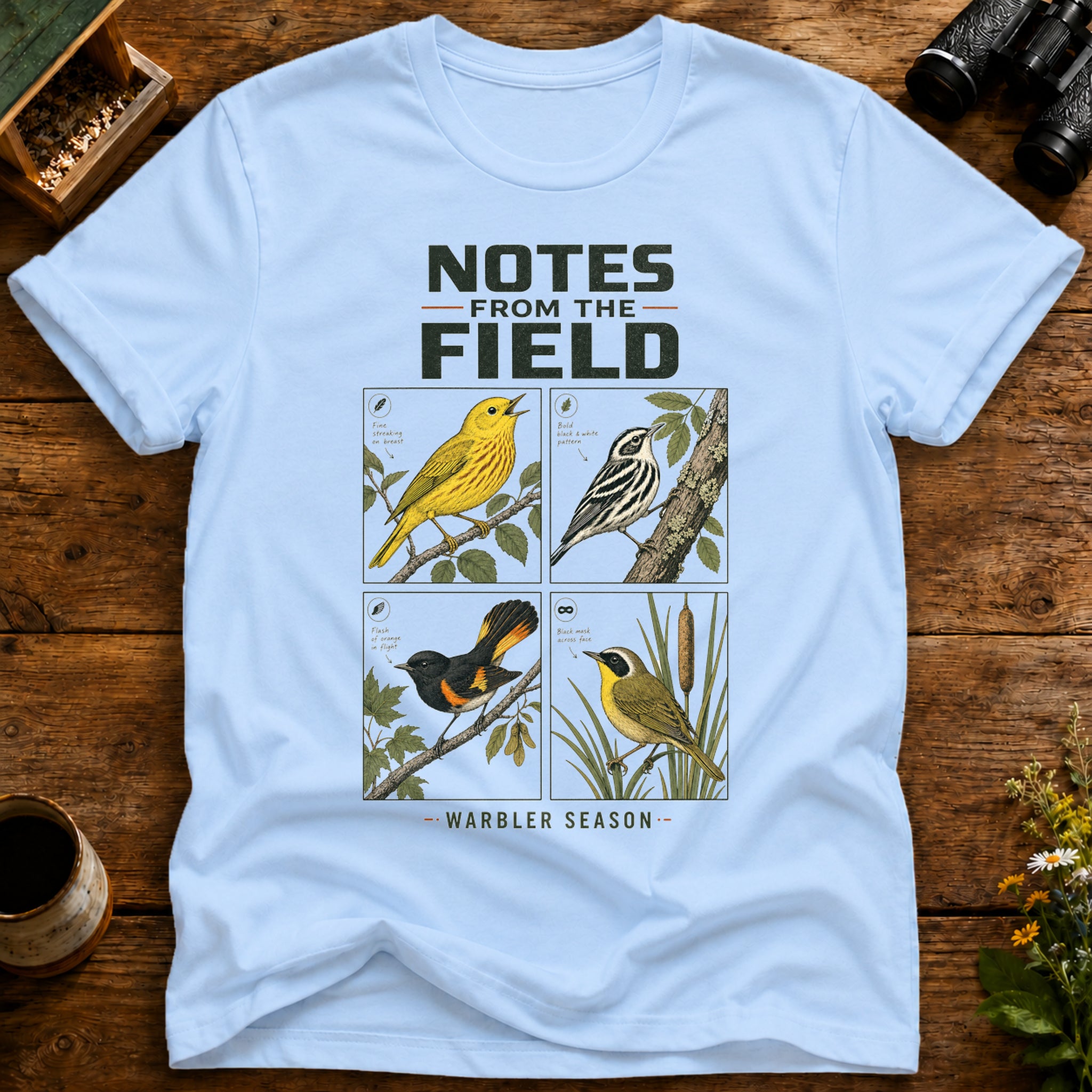 Field Notes Warbler Season T Shirt