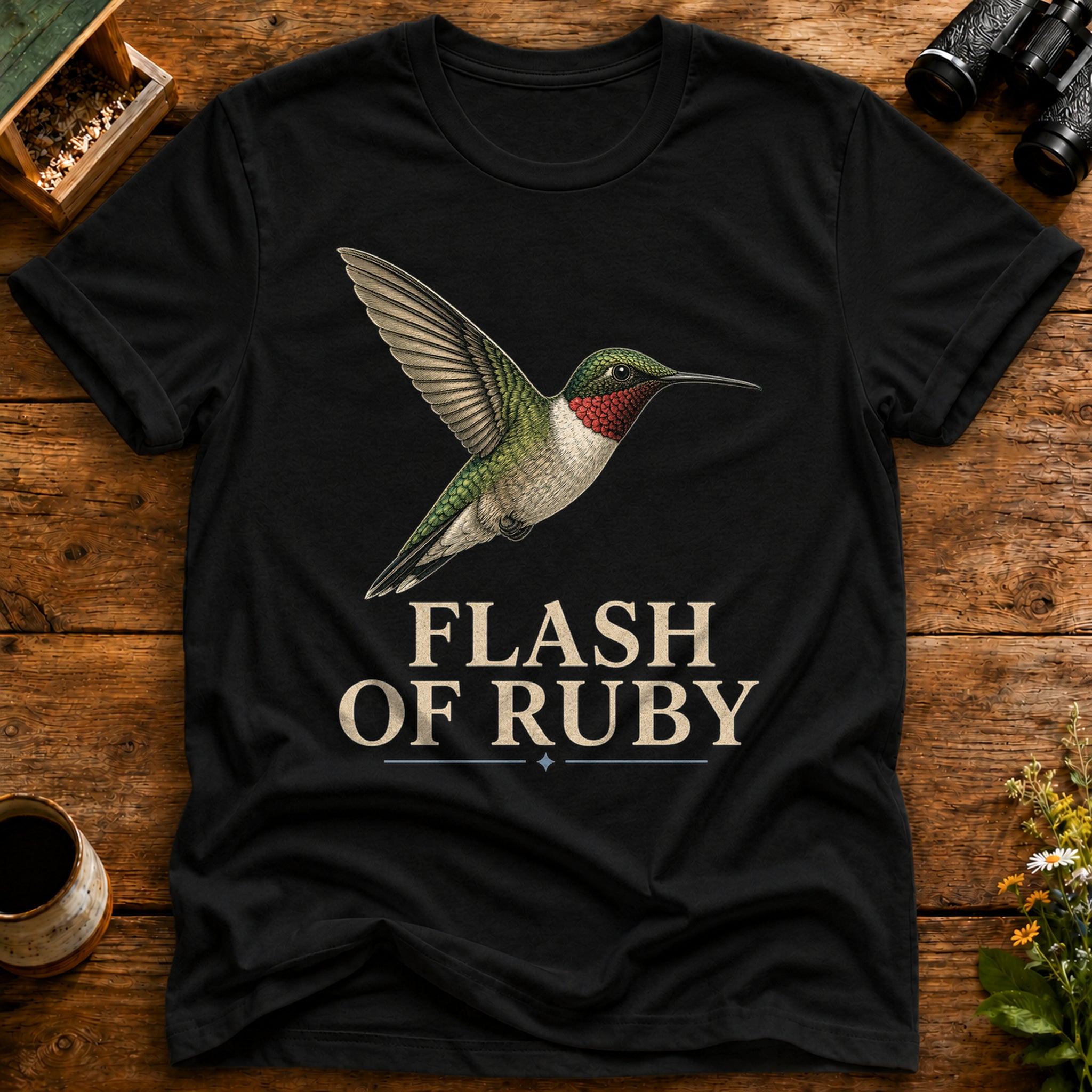 Ruby Throated Hummingbird T Shirt