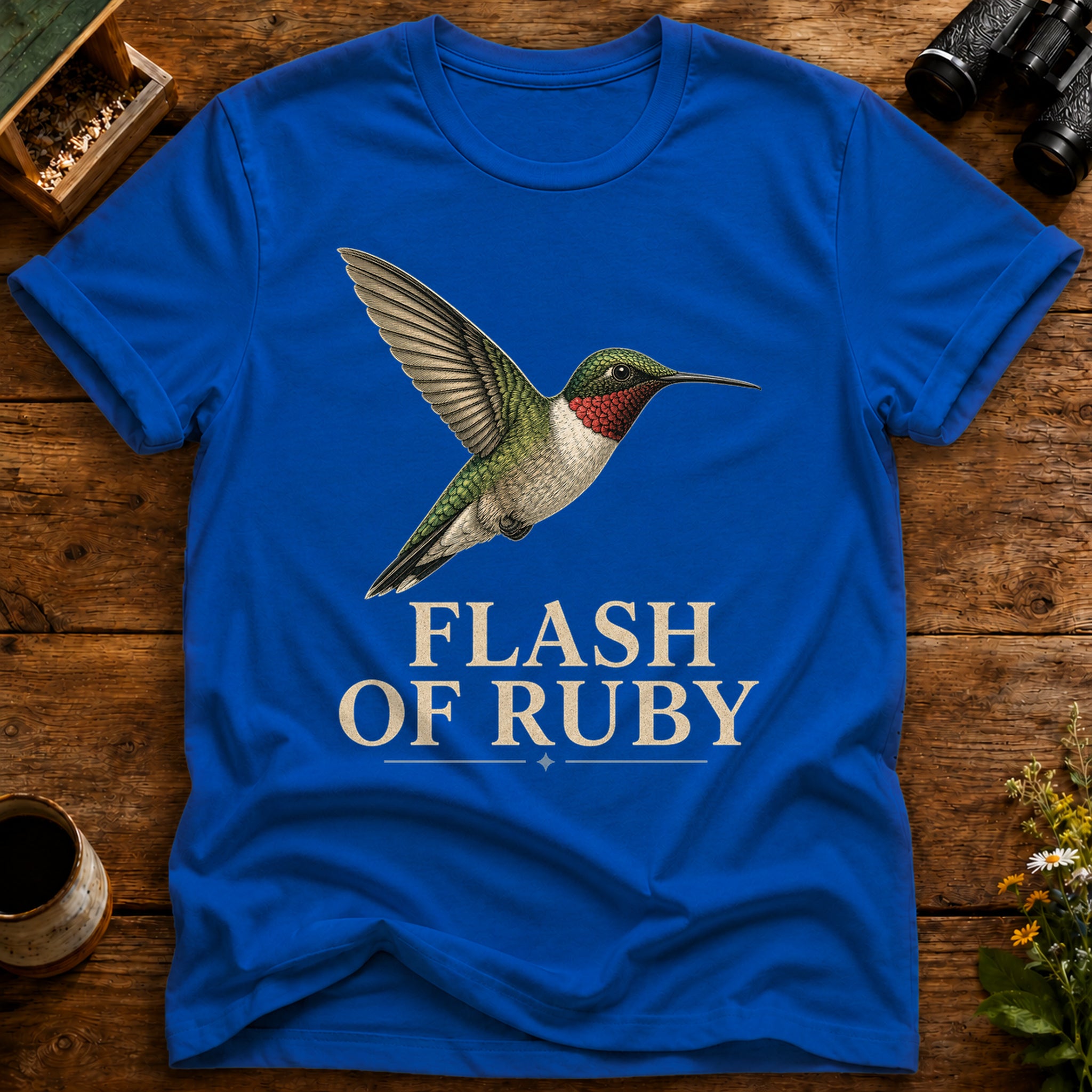 Ruby Throated Hummingbird T Shirt