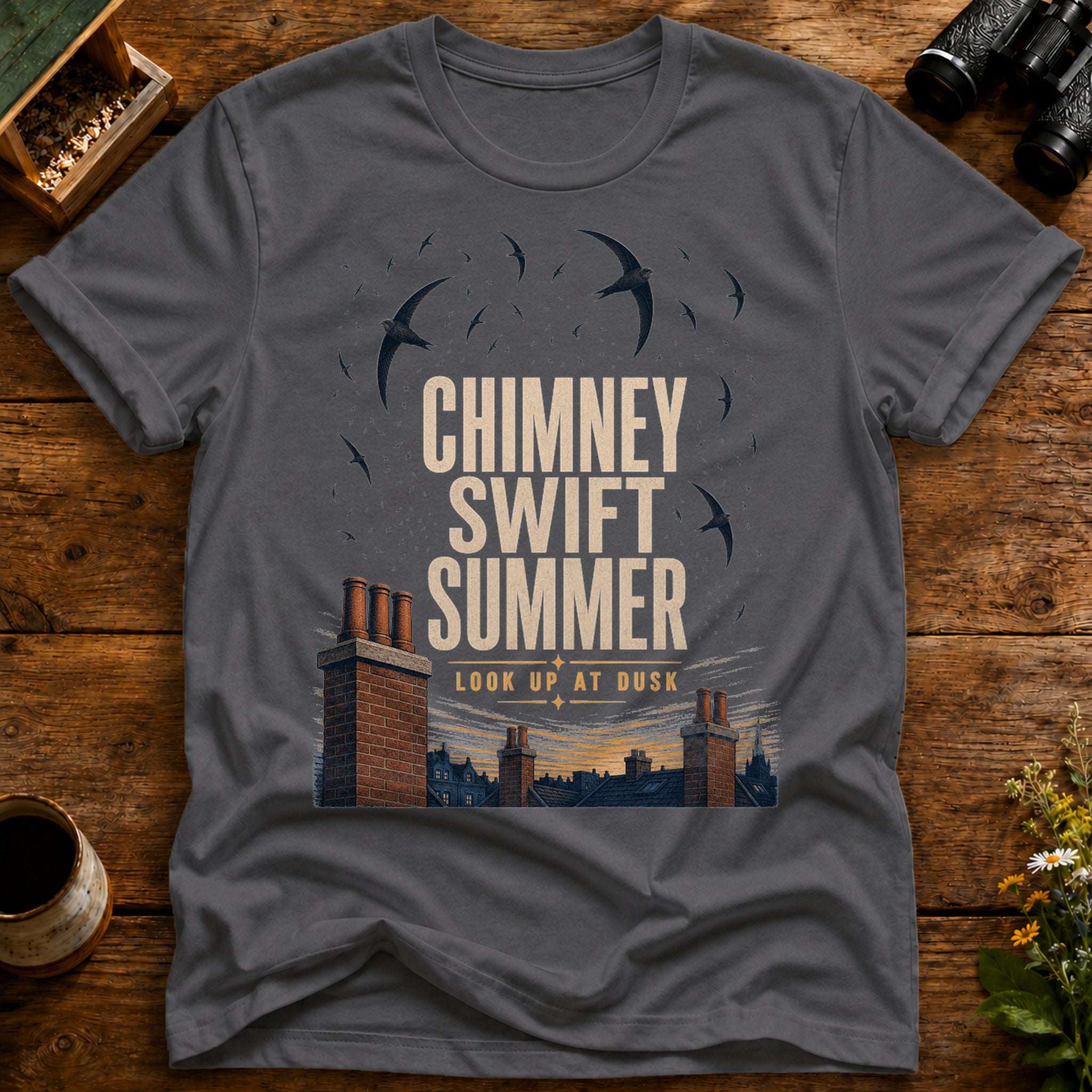Chimney Swift Summer Look Up T Shirt