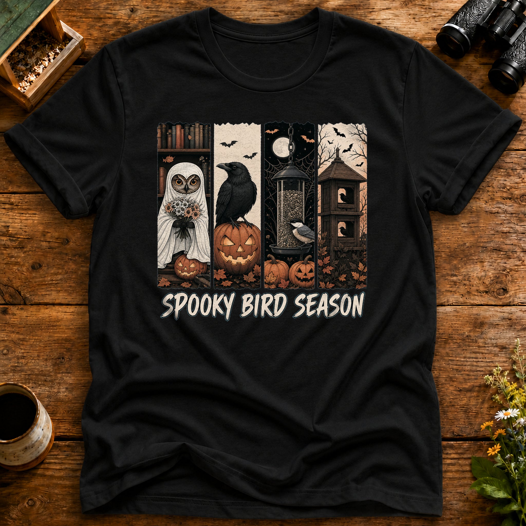 Spooky Bird Season T Shirt