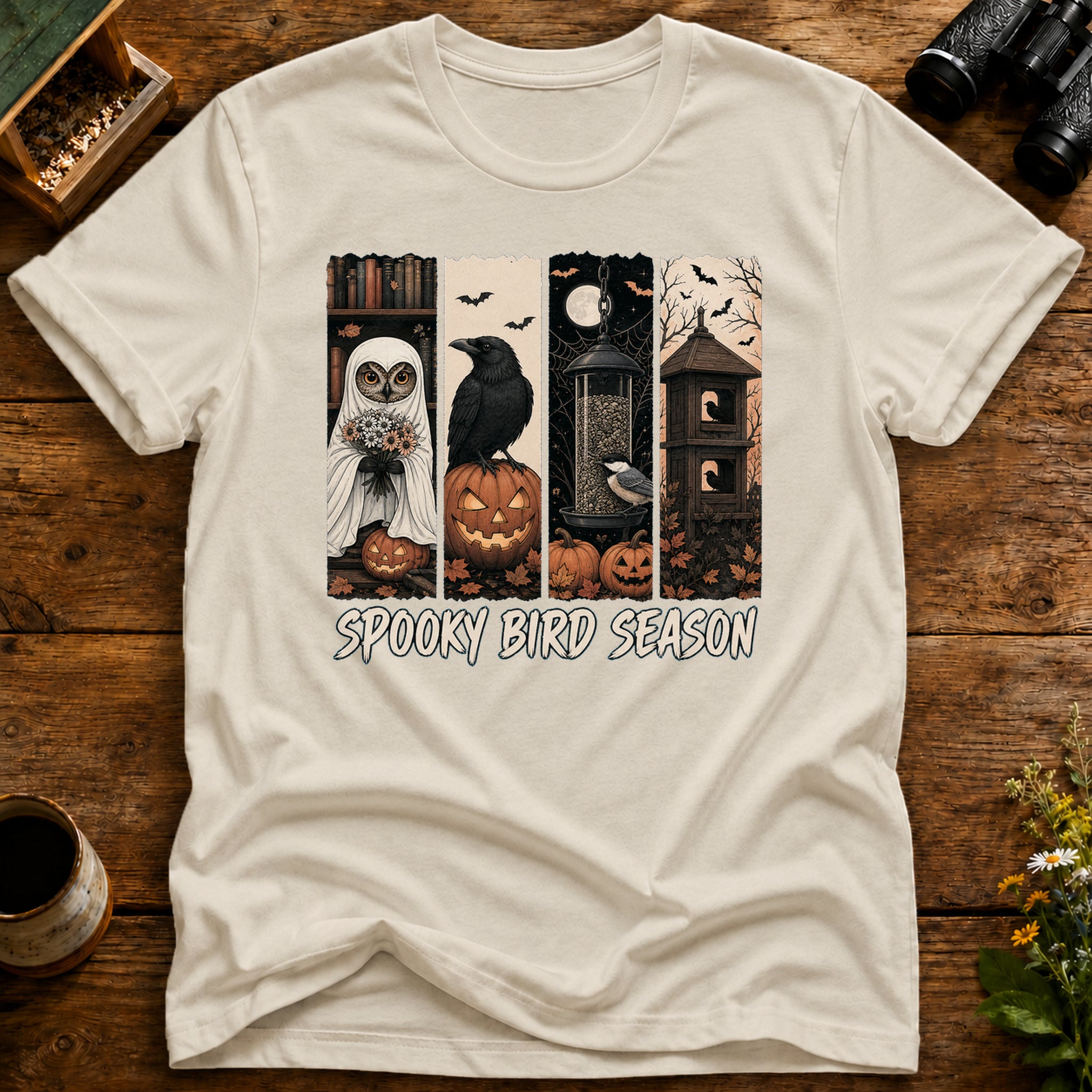 Spooky Bird Season T Shirt