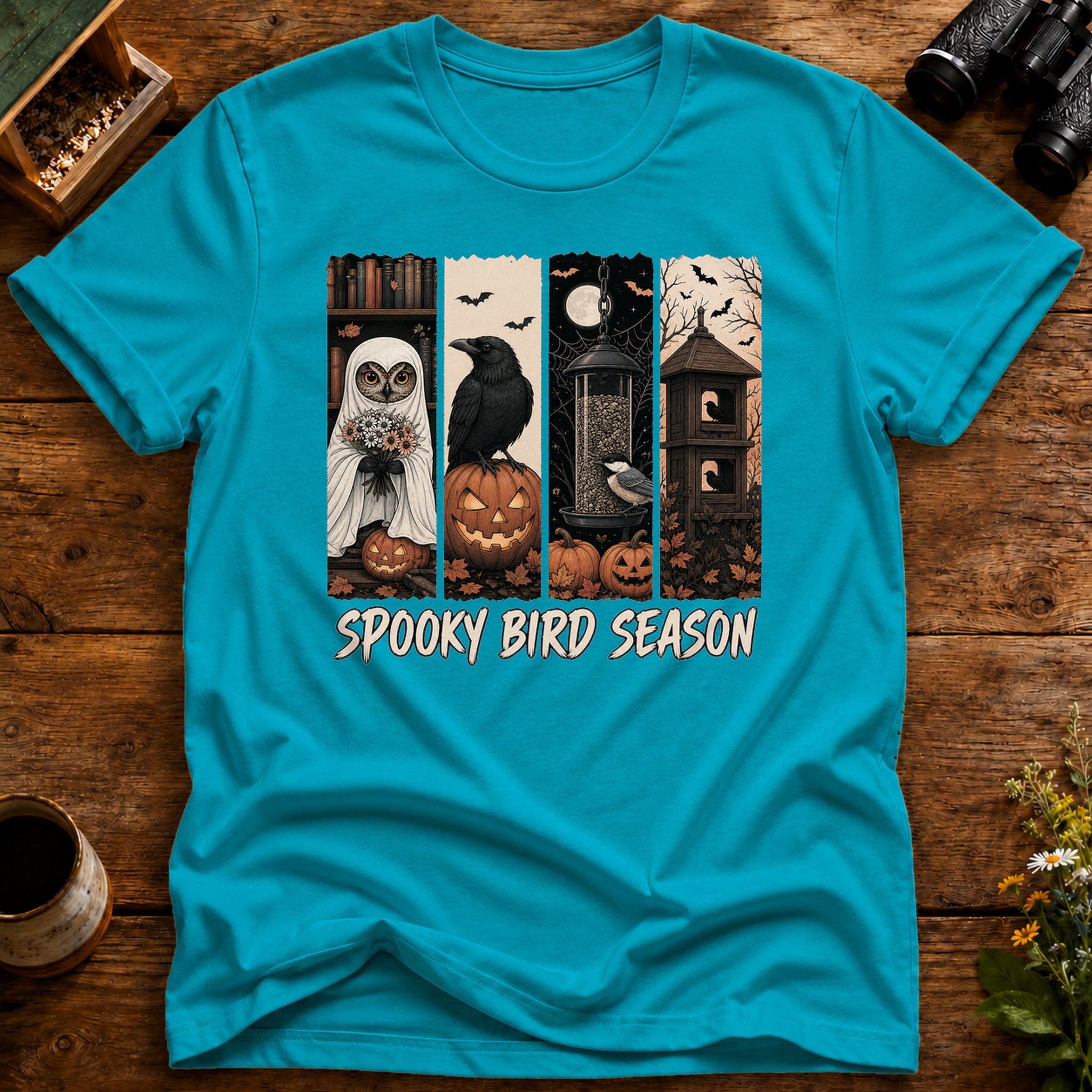 Spooky Bird Season T Shirt