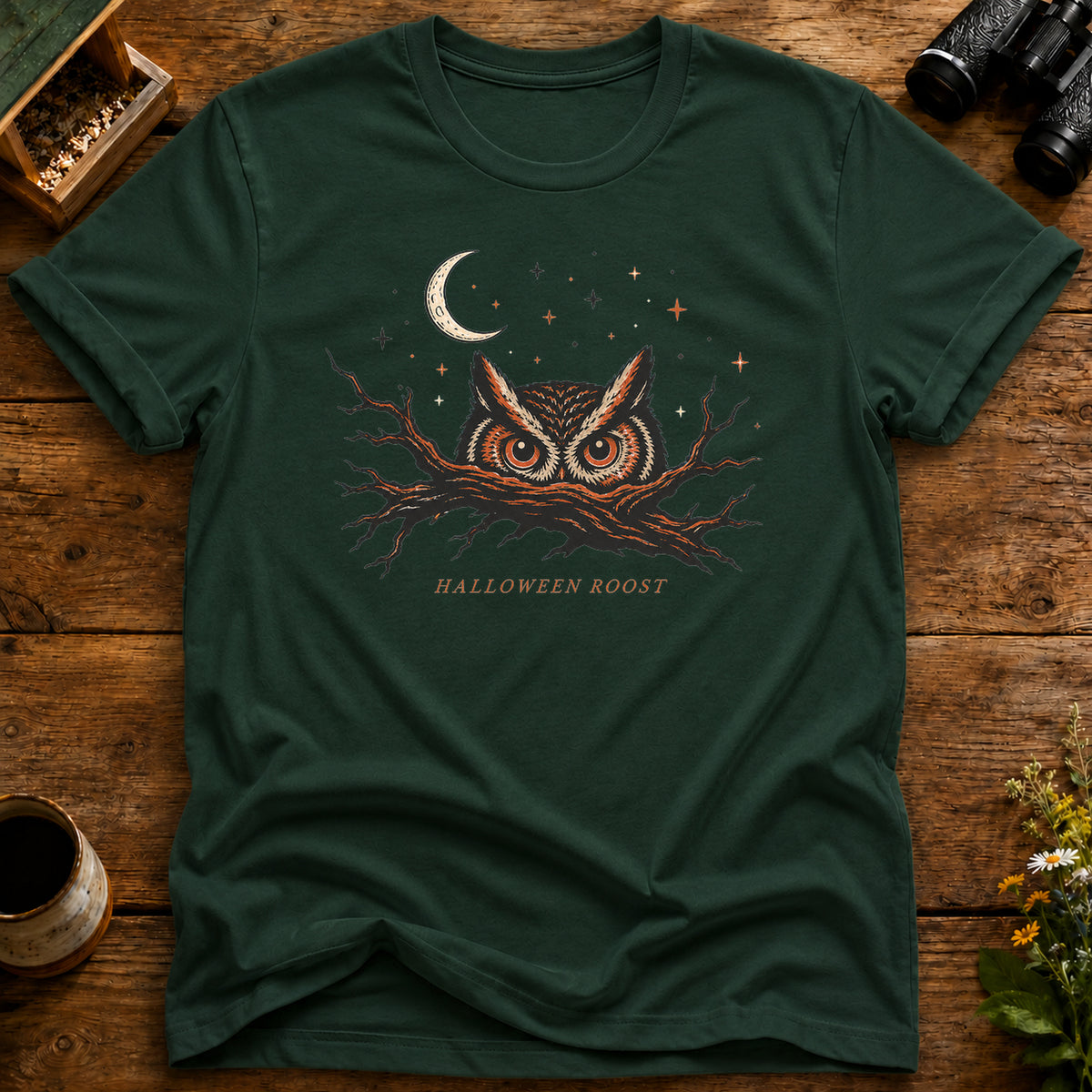 Nocturnal Owl Perch T Shirt