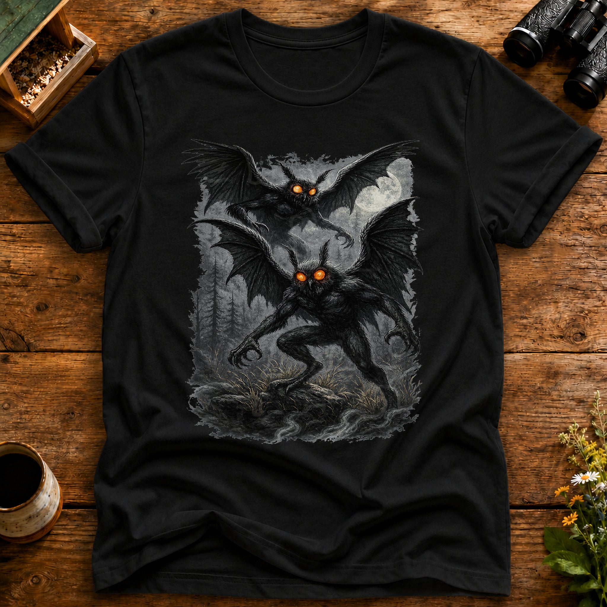 Mothman Moon Watch T Shirt