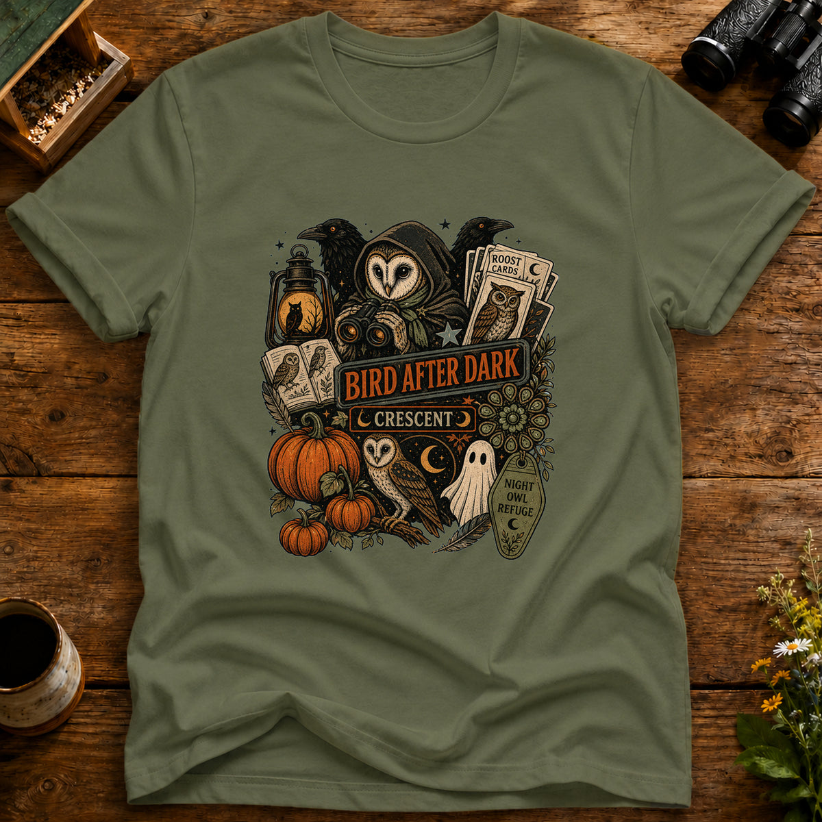Bird After Dark T Shirt