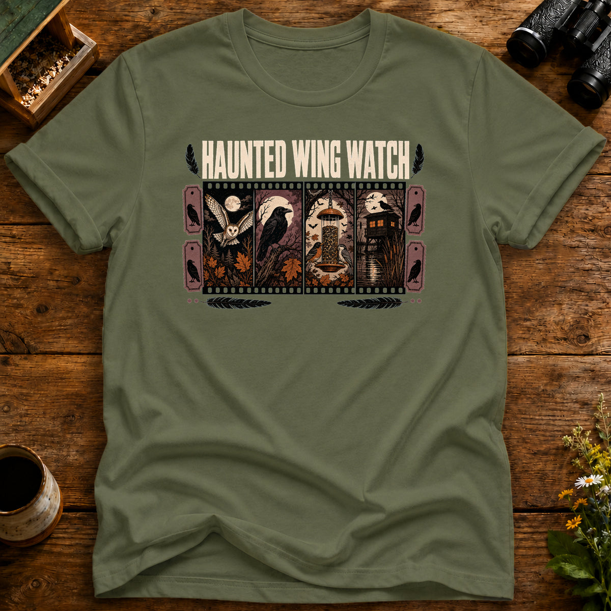 Haunted Wing Watch T Shirt