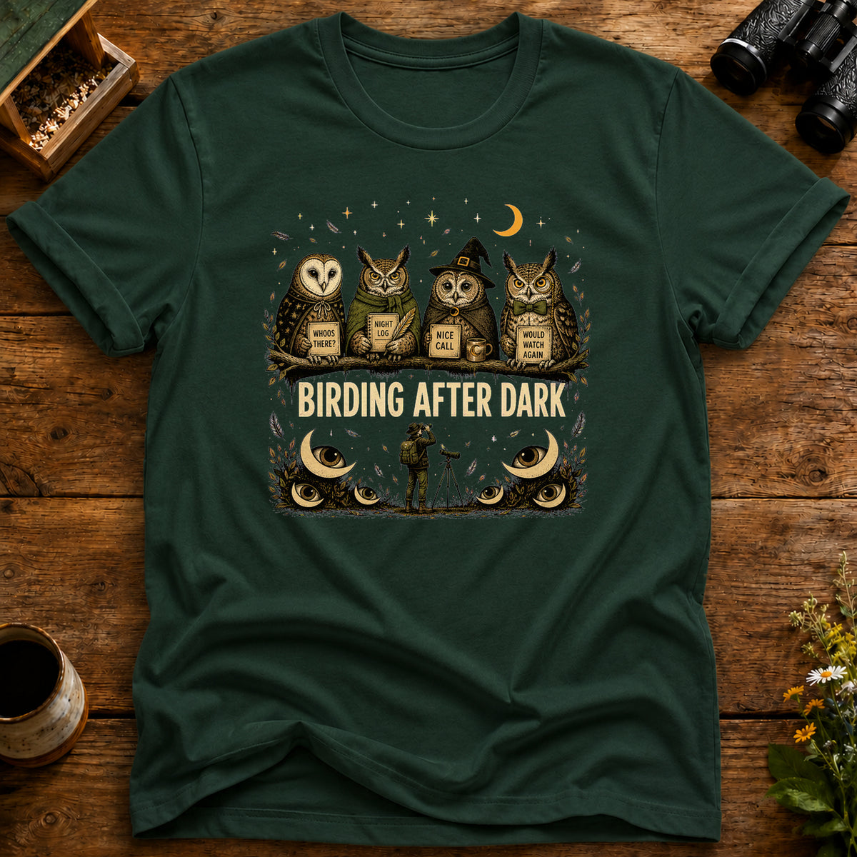 Birding After Dark T Shirt