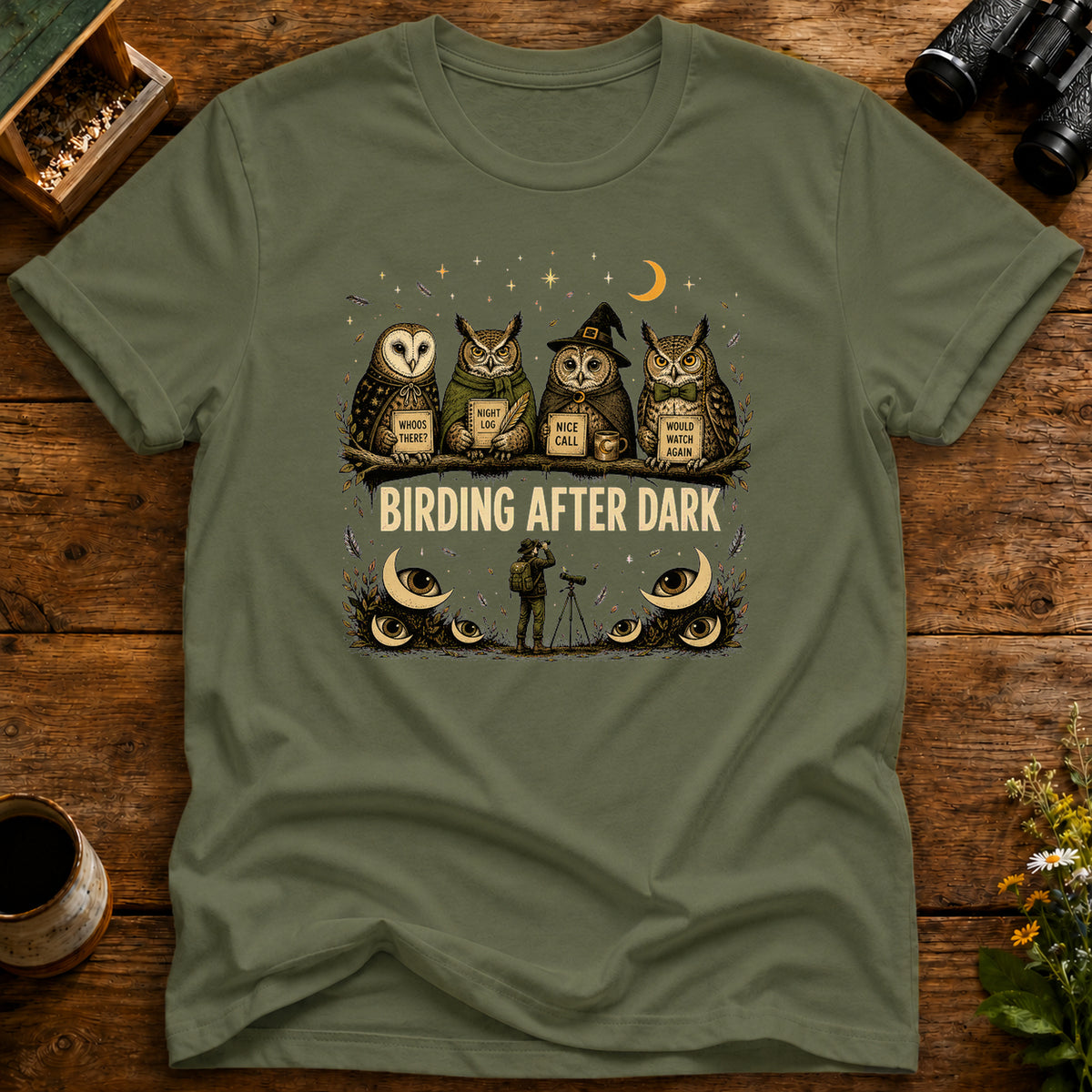 Birding After Dark T Shirt