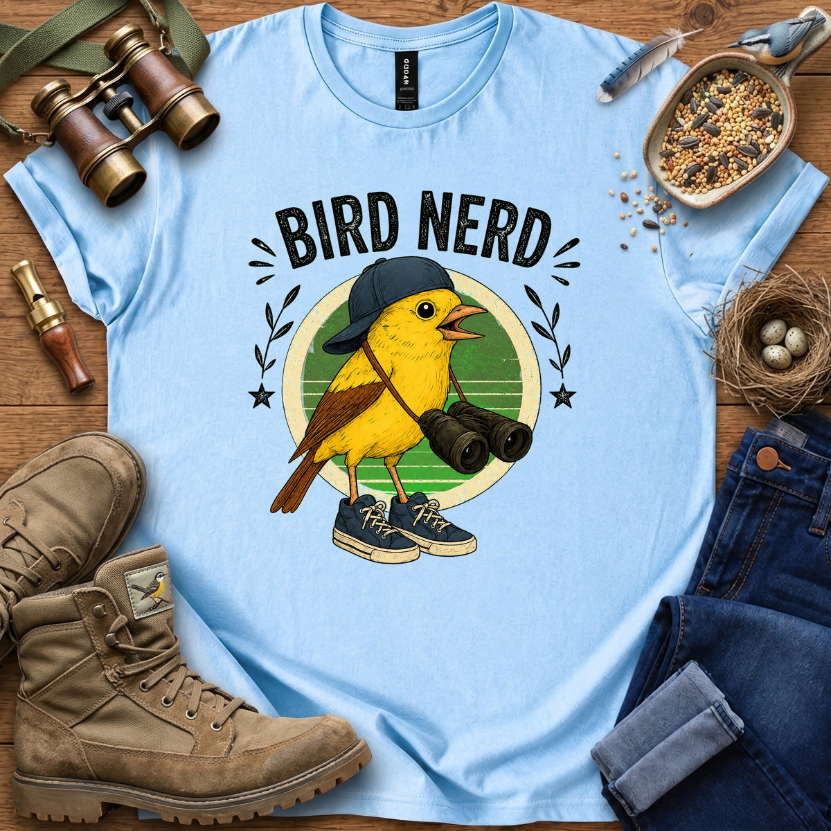 Certified Bird Nerd T Shirt