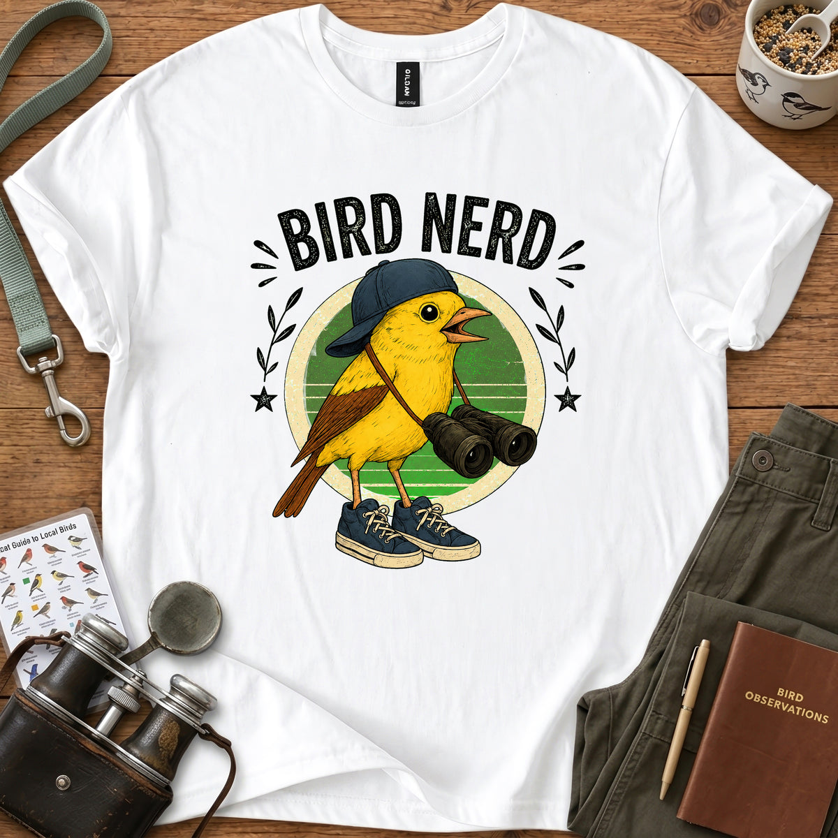 Certified Bird Nerd T Shirt